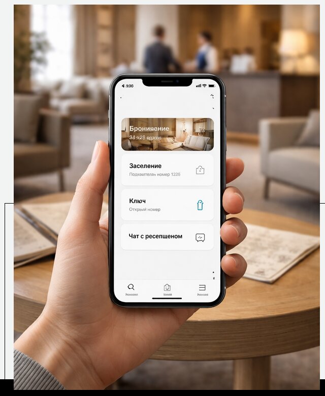Мобильное приложение для гостей отеля в Сергиеве Посаде, управление сервисом